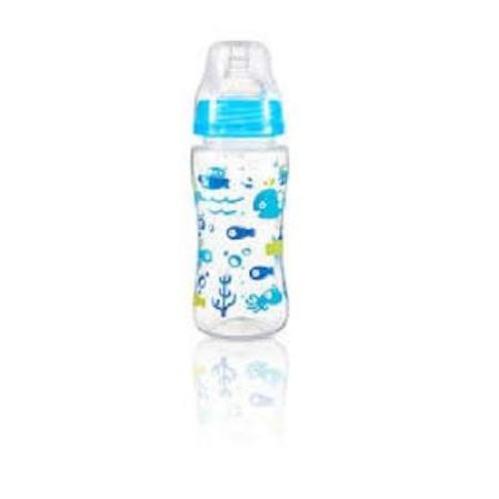 Biberon plastic cu gat larg, 300 ml, 404, BabyOno