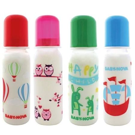 Biberon PP Color, 250 ml, 47006, Baby Nova