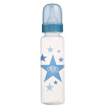 Biberon PP tetina anticolici silicon blue Etoiles, +4 luni, 330 ml, 110506, dBb Remond