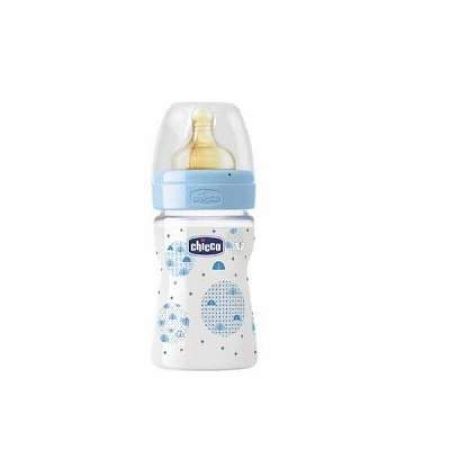  Biberon WellBeing PP, boy, 150 ml, +0 luni, 2061020, Chicco