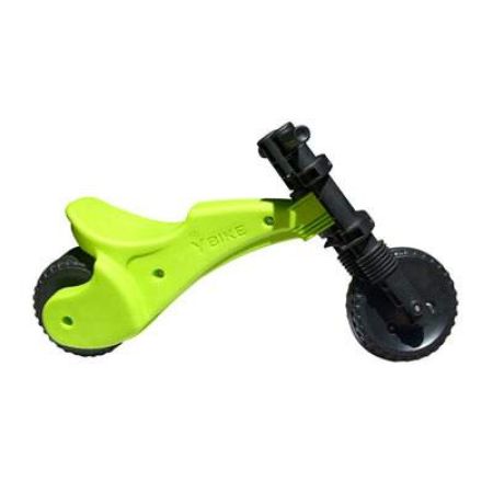 Bicicleta fara pedale verde, 2-4 ani, 002, Ybike