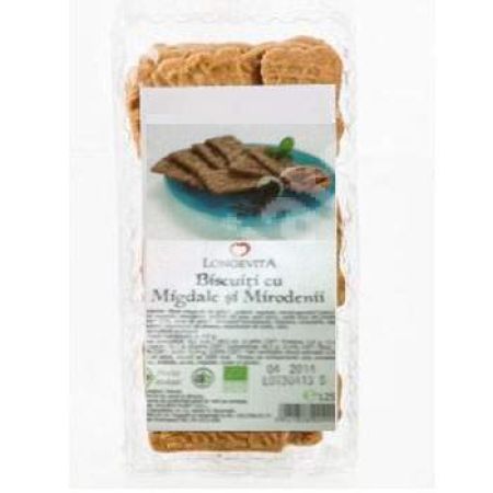 Biscuiti Bio cu migdale si mirodenii, 125 g, Longevita