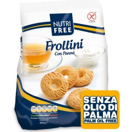 Biscuiti cu smantana, Frollini, 400 g, AEC030, Nutri Free