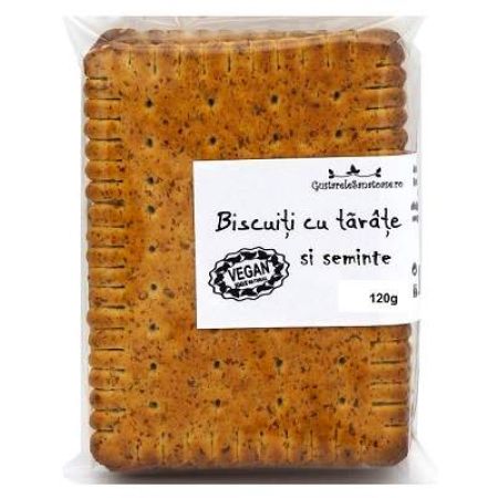 Biscuiti cu tarate si seminte, 120 g, GreenSense