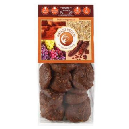 Biscuiti vegani cu roscove si ovaz, 150 g, Hiper Ambrozie