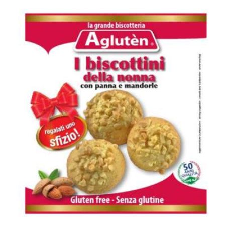 Biscuitii bunicii fara gluten cu frisca si migdale, 100 g, Agluten