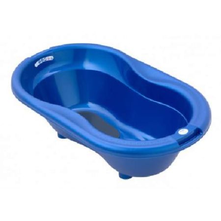 Cadita cu covor antiderapant Royal Blue, +0luni, Rotho BabyDesign