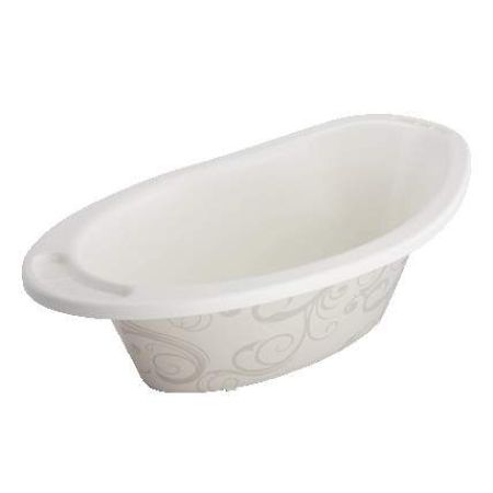 Cadita Style cu covoras antiderapant, Vintage White, +0 luni, Rotho BabyDesign