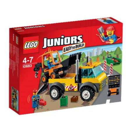 Camion pentru reparatii rutiere Juniors, 4-7 ani, L10683, Lego