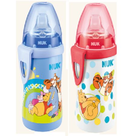 Cana PP cu adaptor din silicon Active Cup Disney,  +12 luni, 300 ml, Nuk