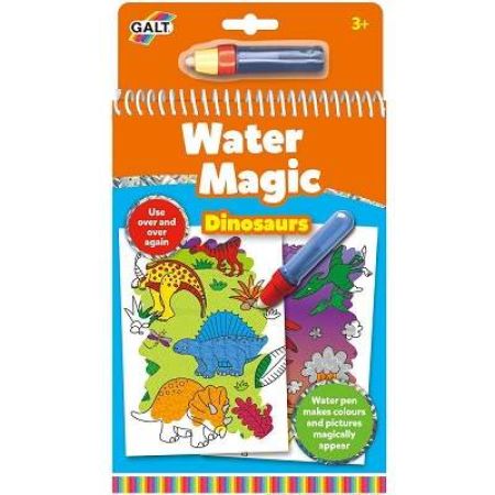 Carte de colorat Water Magic Dinozauri, +3 ani, Galt