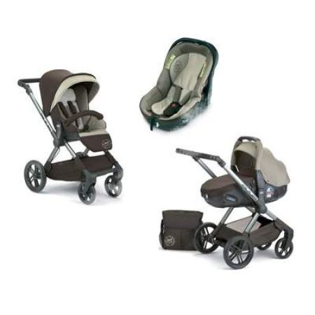 Carucior 3in1 Muum Matrik Light Beige, 0-4 ani, 5349R28, Jane