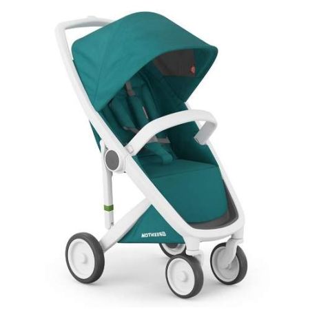 Carucior Classic White Teal, +6 luni, Greentom