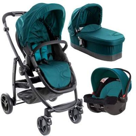 Carucior Sistem 3in1, Harbor Blue Evo II, Graco