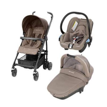 Carucior Trio Maia Walnut Brown, 0-36 luni, Bebeconfort