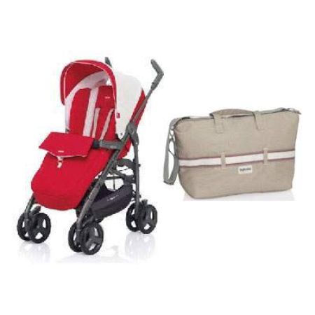 Carucior Zippy Evo Tlp + geanta Trilogy Red, 6-36 luni, Inglesina