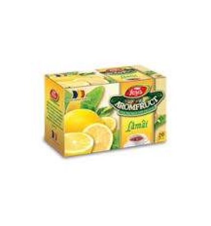 Ceai aromat de lamaie Aromafruct, 20, plicuri, Fares