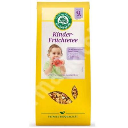 Ceai Bio de fructe pentru copii Kinder, +9 luni, 100 g, Lebensbaum