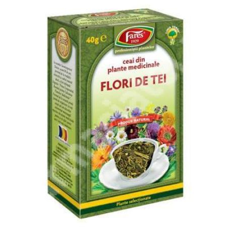 Ceai Tei flori, 40 g, Fares