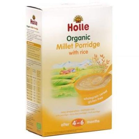 Cereale Bio cu mei si orez organic,Gr.+4luni, 250 g, Holle Baby Food