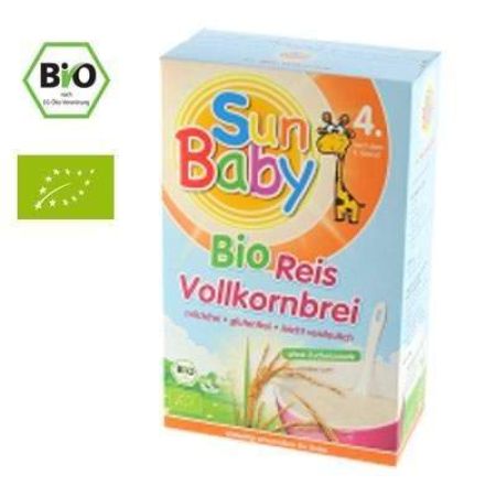 Cereale Bio din orez, +4luni, 250g, SunBaby Food