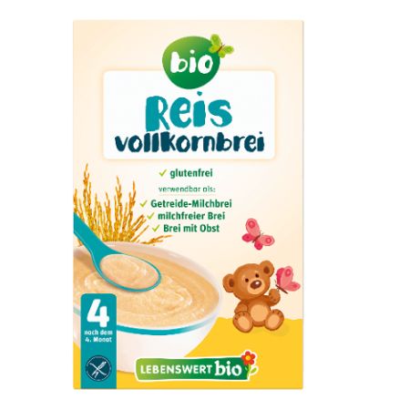 Cereale Bio din orez fara gluten, +4 luni, 225 g, Bioland