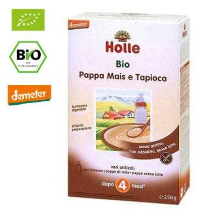 Cereale Bio din porumb si tapioca, Gr.+4 luni, 250 g, Holle Baby