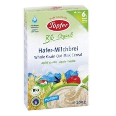 Cereale cu Ovaz, Mar si Vanilie, +6luni, 200g, Topfer