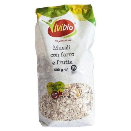 Cereale Muesli din spelta si fructe uscate, 500g, ViviBio