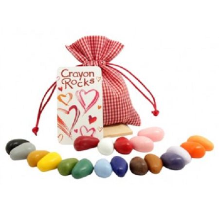 Creioane cerate de colorat Ecosez, 20 buc, Crayon Rocks