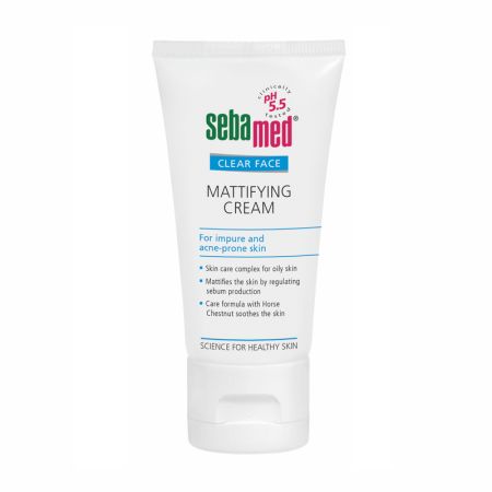 Crema dermatologica matifianta antiacneica Clear Face, 50 ml, Sebamed