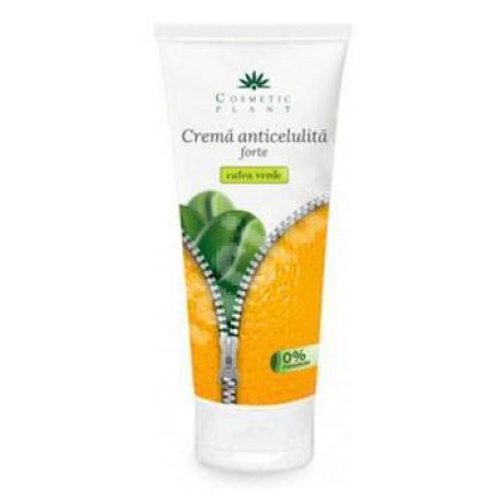 Crema anticelulita cu cafeina si ceai verde Suplete si Fermitate, 200 ml, Cosmetic Plant