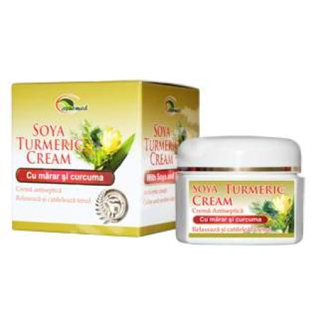 Crema antiseptica cu marar si curcuma, 40 g, Ayurmed