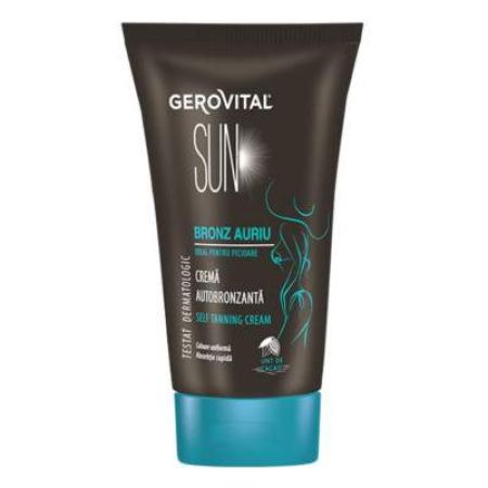 Crema autobronzanta Gerovital Sun, 150 ml, Farmec