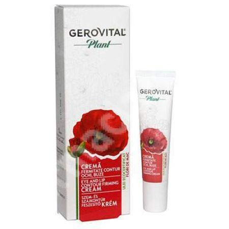 Crema Contur Ochi Buze, 15 ml, Gerovital Plant