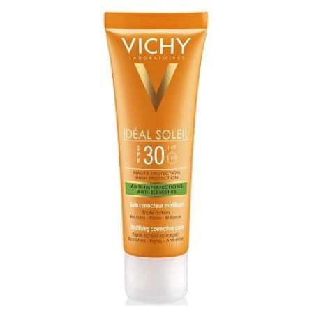 Crema corectoare matifianta 3in1 SPF 30 Ideal Soleil, 50ml, Vichy