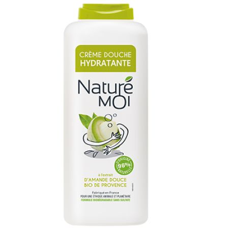 Crema de dus cu extract Bio de migdale verzi, 400ml, Nature Moi