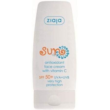 Crema de fata pentru protectie solara, SPF 50, 50 ml, Ziaja