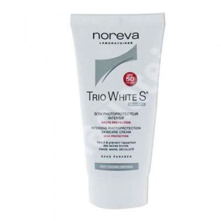 Crema de ingrijire intensiva Trio White S SPF 50, 40 ml, Noreva