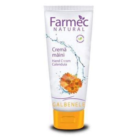 Crema de maini cu galbenele, 100ml, Farmec Natural