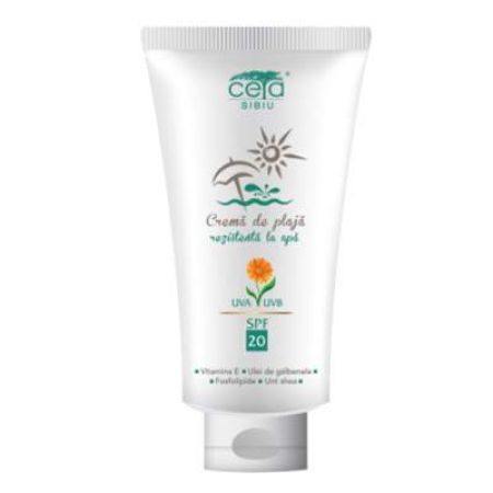 Crema de plaja SPF20 Ceta, 200 ml, Plafar