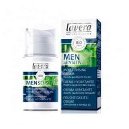 Crema hidratanta pentru fata cu Ginko Biloba si bambus, Men Sensitiv, 30 ml, Lavera