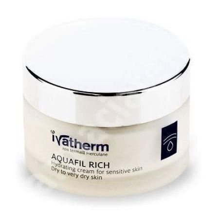 Crema hidratanta piele uscata si foarte uscata Aquafil Rich, 50 ml, Ivatherm