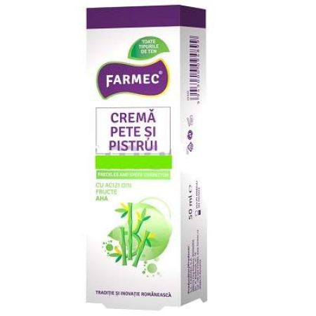 Crema impotriva petelor si a pistruilor, 50ml, Farmec