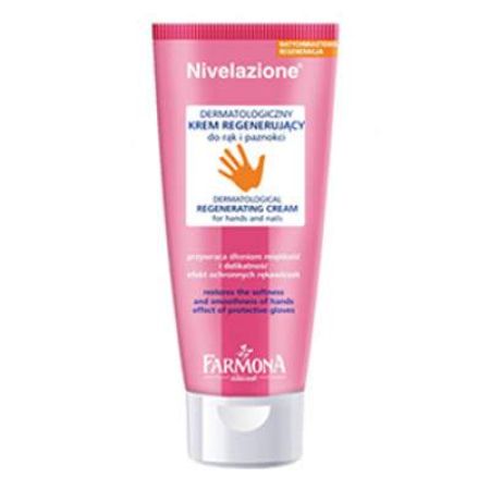 Crema mini dermatologica de regenerare pentru maini si unghii Nivelazione, 30 ml, Farmona