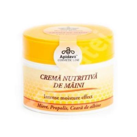 Crema nutritiva de maini, 50 ml, Apidava