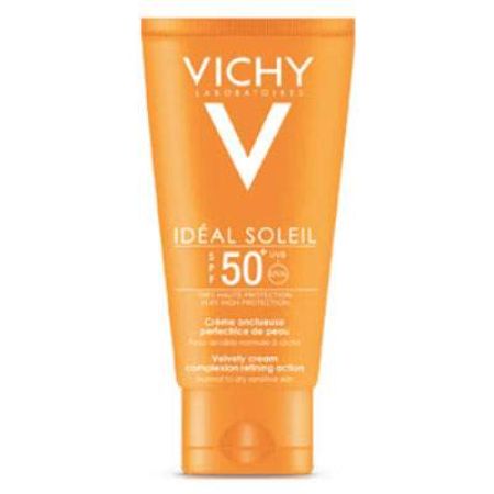 Crema onctuoasa cu actiune de perfectionare a tenului SPF 50 Ideal Soleil, 50 ml, Vichy