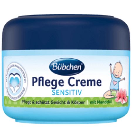 Crema pentru fata si corp cu ulei de migdale si unt de shea, 75 ml, Bubchen