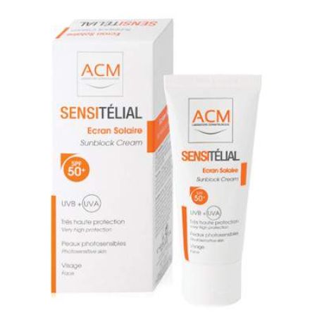 Crema pentru protectie solara Sensitelial SPF 50+, 40 ml, Acm