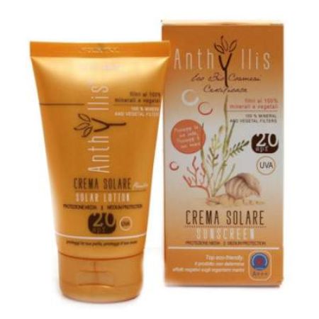 Crema protectie solara pentru bebe si copii Eco Bio Anthyllis SPF20, 125 ml, Pierpaoli